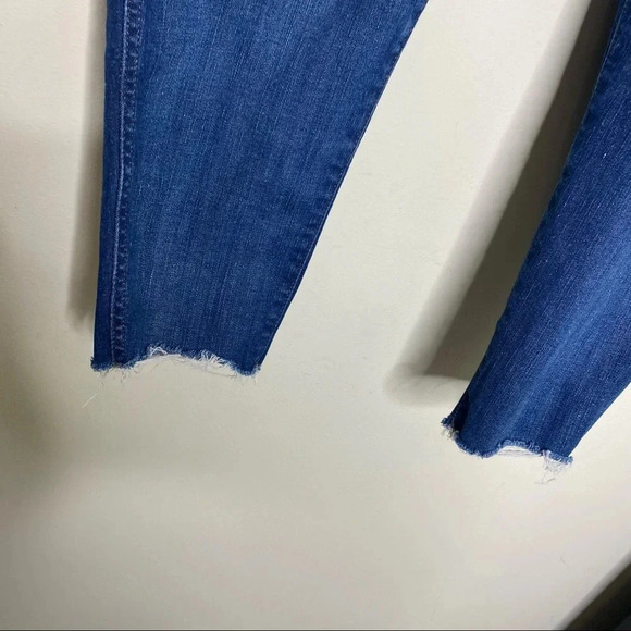 Madewell Paloma Wash High Rise Raw Hem Skinny Jeans Plus Size 36 PETITE - Picture 5 of 11